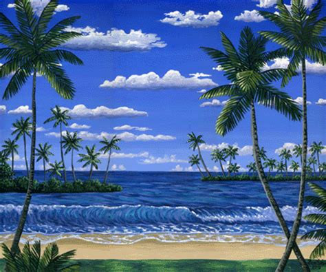 Animated Tropical Beach Pictures, Photos, and Images for Facebook
