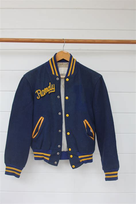 1950s Vintage Letterman Jacket Jackets Letterman Jacket School Jacket