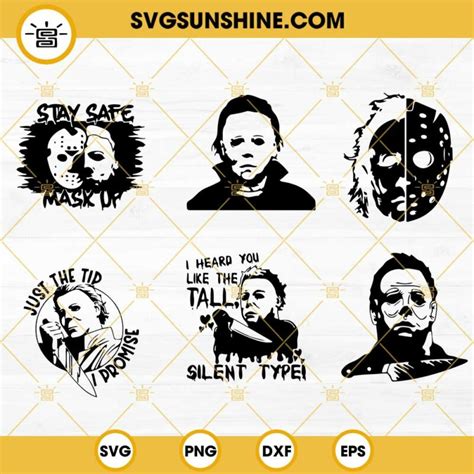 Michael Myers SVG Bundle Just The Tip I Promise SVG Halloween Movie