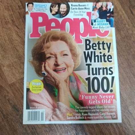 People Other Betty White People Magazine Golden Girl Rose Comedy