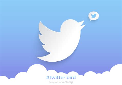 Free Twitter Bird Vector Background Download Free Vector Art Stock