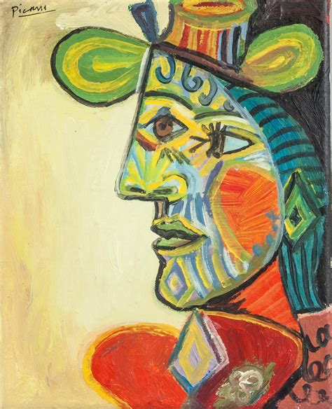 Sold Price Pablo Picasso Spanish 1881 1973 Oil Portrait June 4 0118 2 00 Pm Edt