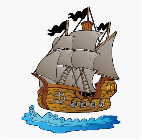 Pirate Ship Clip Art Png Transparent Png Kindpng