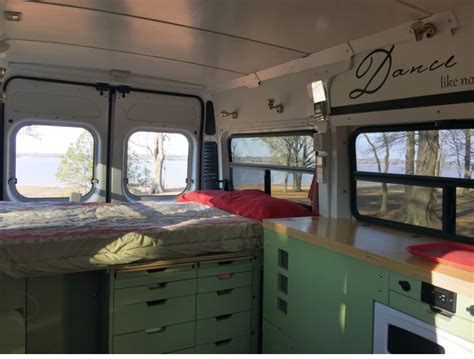 Luxury van tour | ultimate diy van conversion with full shower, oven, work spaces and hammock chairs. DIY Van Conversions - Build A Green RV