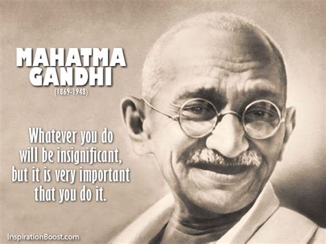 Mahatma Gandhi Action Quotes Inspiration Boost