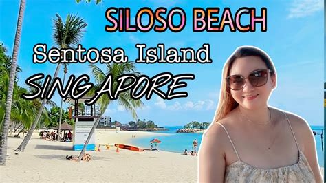 Sg Vlog 02 L Exploring Siloso Beach At Sentosa Island Singapore Youtube