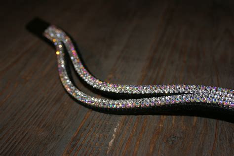 Gorgeous Double Wave Browband With Ab Crystals And Normal Crystals