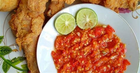 Cari resep cocolan sambal buat dimakan sama baceman tempe dan tahu. Resep & Cara Membuat Ayam Kentucky + Sambal Korek - Resep Aye