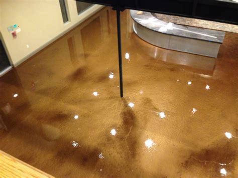 Commercial Entry Floor With Metallic Epoxy This Floor Is With Mojave