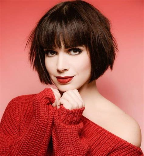 25 Most Beautiful Bob Haircuts With Fringe Haircuts And Hairstyles 2020