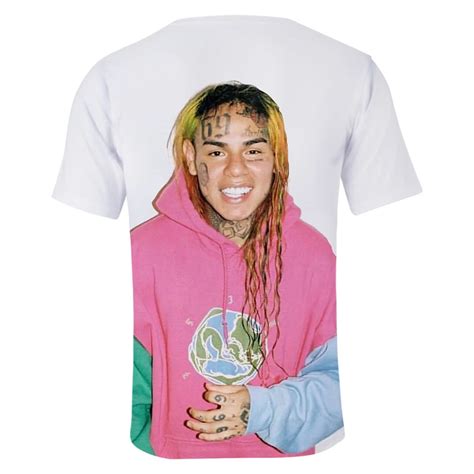 Hip Hop Rapper 69 6ix9ine Tekashi69 3d Printed T Shirt Women Men Summer