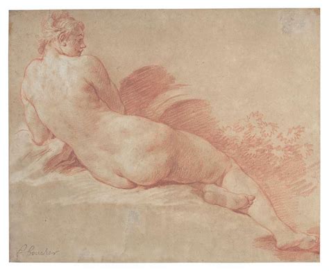 Francois Boucher Reclining Female Nude Seen From Behind072444 PICRYL