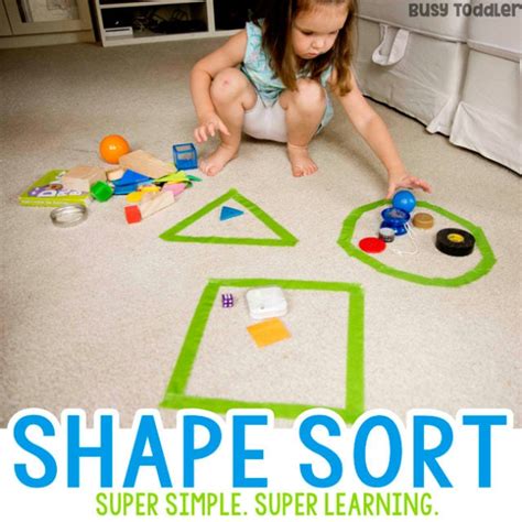 Shape Sorting Activity Go Beyond Memorizing Busy Toddler