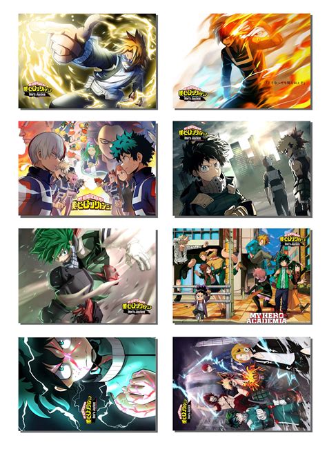 Buy My Hero Academia Poster Japan Anime Mha Posters Hd Anime Art