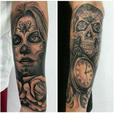Muerte Tattoo Tattoos Skull Tattoo Portrait Tattoo