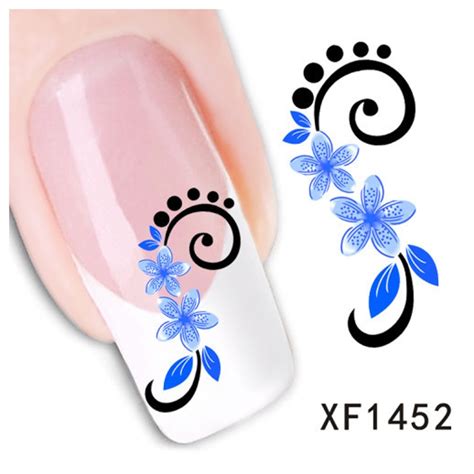 10pcs set nails stickers decals manicure nail art sticker water transfer nails stickers decal