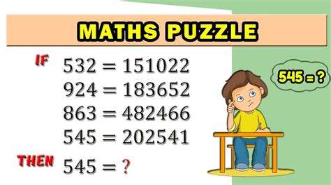 Maths Puzzle How To Solve Math Puzzle Maths Puzzle With Answer