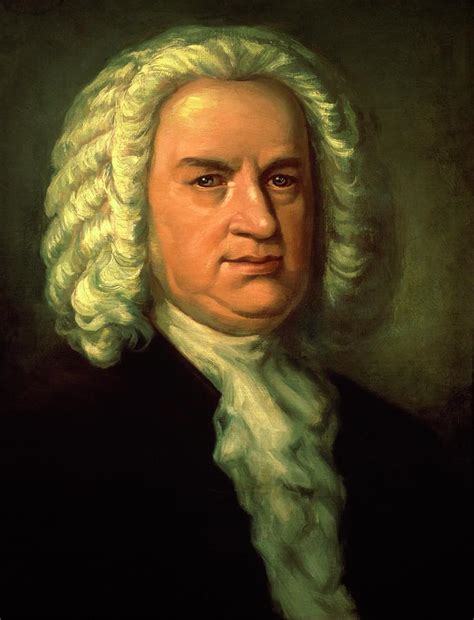 Johann Sebastian Bach Artist Unknown Oil On Canvas Painting By Album