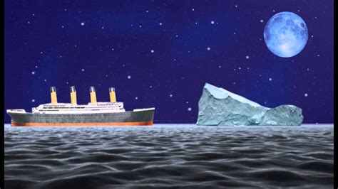 As the titanic made her descent in to the water however, they were plunged in to 28°f water and those who didn't succumb to hypothermia were drowned or suffered a fatal heart. TITANIC VS ICEBERG - YouTube