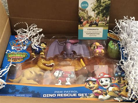 Paw Patrol Dino Rescue Set With 6 Collectible Pup And Dinosaur Figures