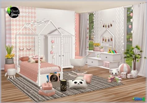 Daydreamer Bedroom For Kids Simcredible Designs Sims 4