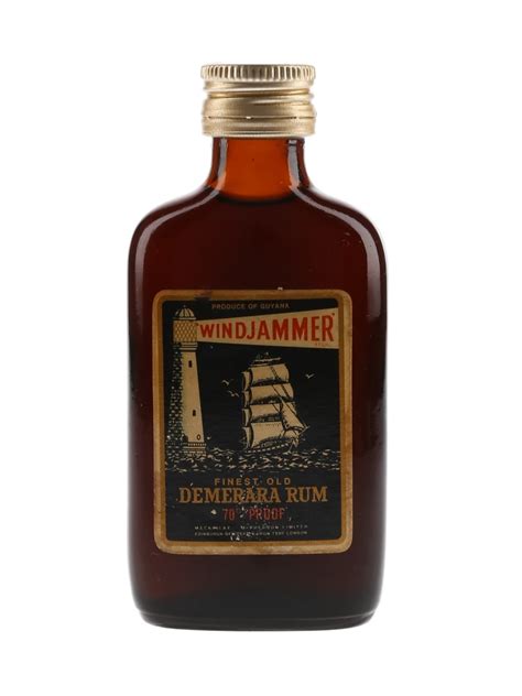 Windjammer Finest Old Demerara Rum Lot 118208 Buysell Rum Online