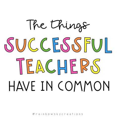 10 Things Successful Teachers All Have In Common