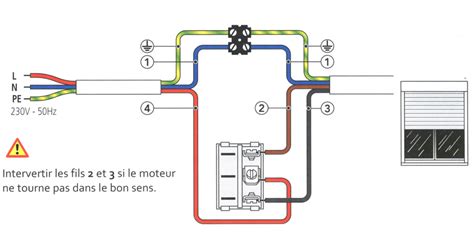 Schema Branchement Un Volet Roulant 3 Fils