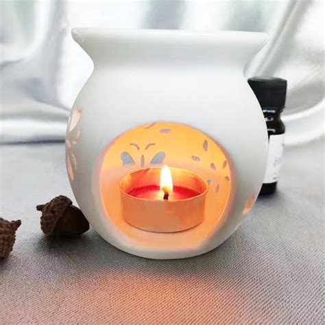 Ceramic Aroma Essential Oil Burner Wax Melt Warmer Uk For Home Decor