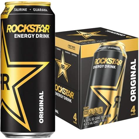 Rockstar Original Energy Drink 16 Fl Oz 4 Count
