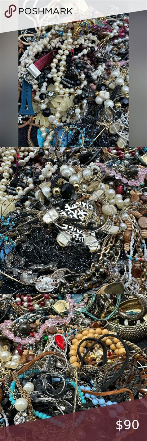 Vintage To Now Junk Drawer Jewelry Lot Craft Repair Reuse Wear Resell
