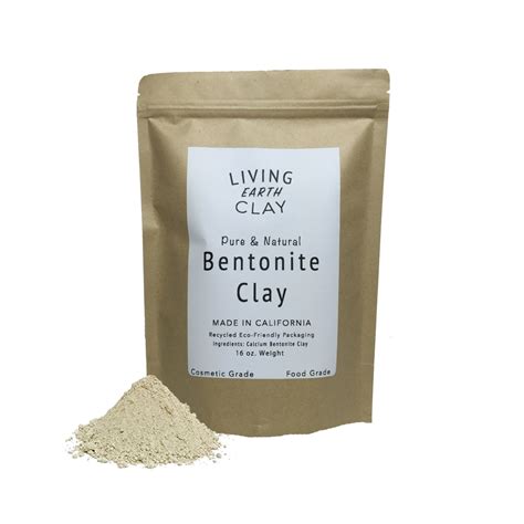 2 Lbs Calcium Bentonite Clay Food Grade Made By Livingearthclay