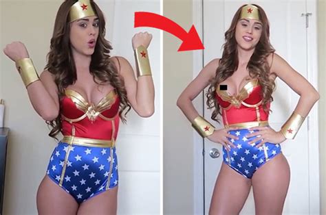 Sexy Tv Babe Yanet Garcia Suffered Nip Slip Dressed As Wonder Woman