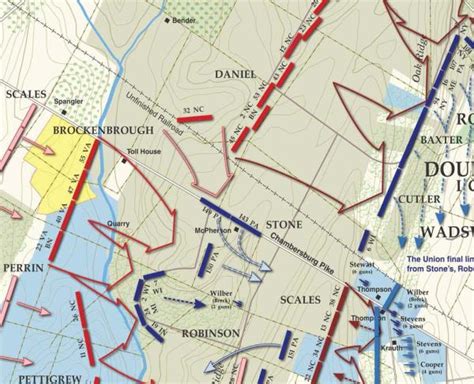 Gettysburg Defense Of Seminary Ridge July 1 1863 400 Pm