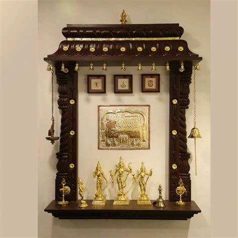 8 Images Wooden Pooja Mandir Designs For Home In Bangalore And