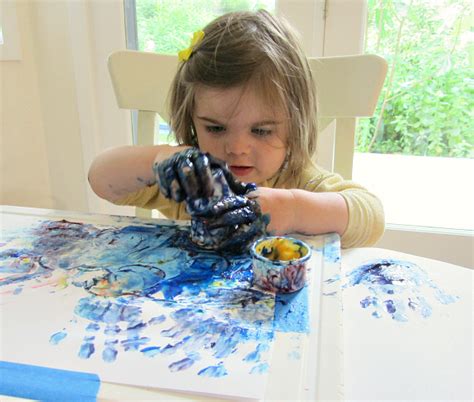 9 Tips For Finger Painting With Your Toddler Toy Box Jumping Castles