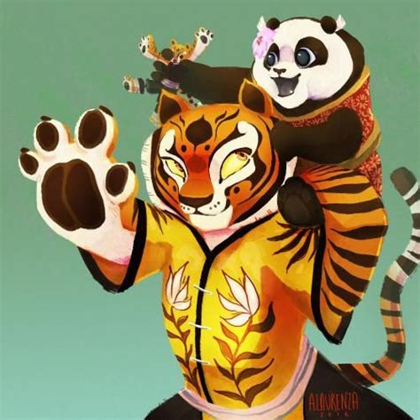 Tigress And Lei Lei Kung Fu Panda 3 Kung Fu Panda Tigress Kung Fu Panda