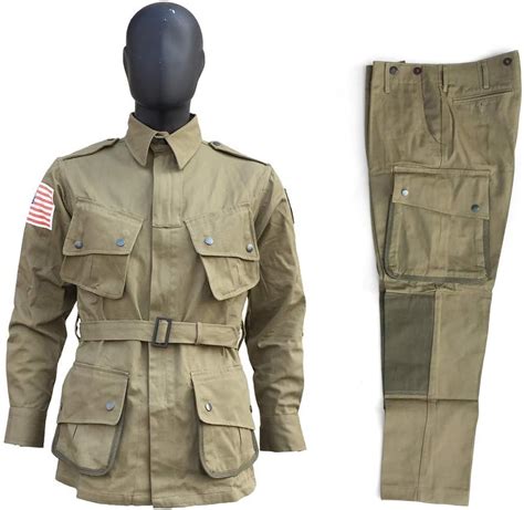 Us Army M42 Type Jump Suit Replica Ww2 Us Army M42 Outdoors Suit