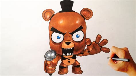 How To Draw Freddy From Five Nights At Freddys Fnaf