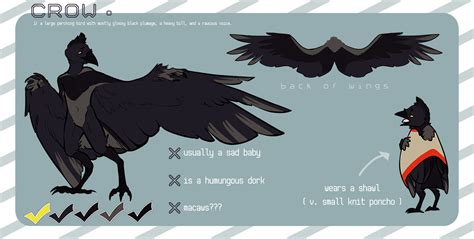 Crow Reference By Owlinker On Deviantart