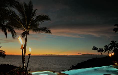Hawaii Nightsenjoy Spectacular Sunsets From Mauna Lani Resort On