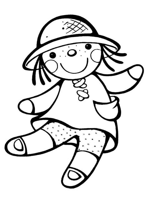 Free Printable Doll Coloring Pages Printable Templates