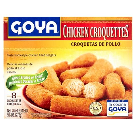 Goya Chicken Croquettes 8 Count 96 Oz Fairway