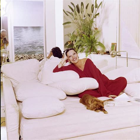 Elsa Peretti Wearing Halston Pajamas Photograph By Horst P Horst Fine Art America