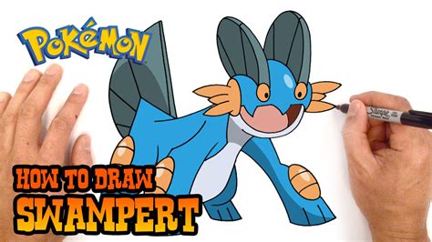 How To Draw Swampert Pokemon