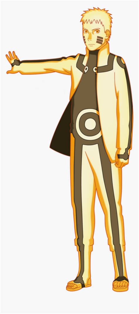Naruto Uzumaki Kurama Kyubi Chakra Mode Hokage Full Body Naruto Six