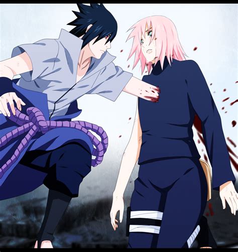 Naruto 693 Sasuke And Sakura By Whiterabbit20 On DeviantArt