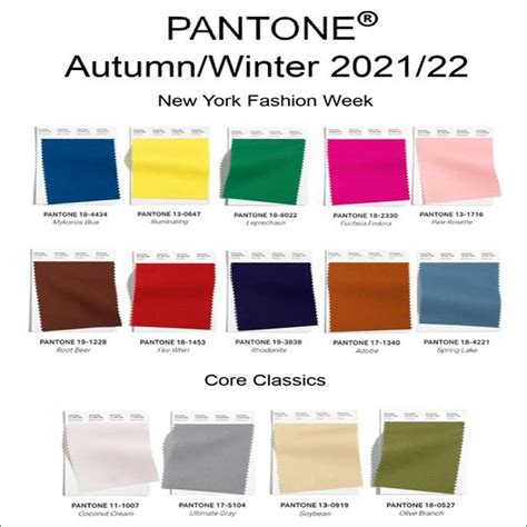 Pantone Fall Winter 20212022 Color Trends Just Style La
