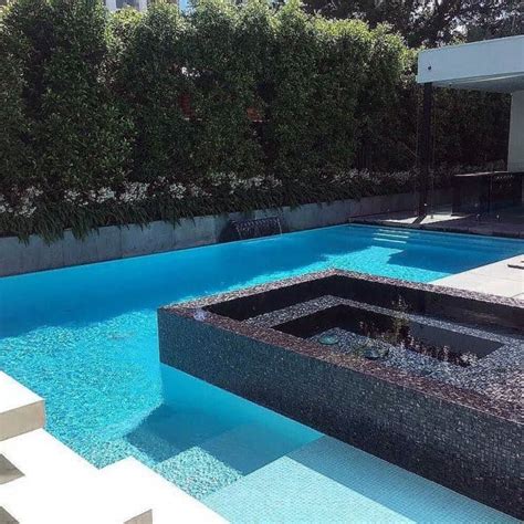 Pin by laura mcclintock on pools swimming pool tiles steps. Top 60 Best Home Swimming Pool Tile Ideas - Backyard Oasis ...