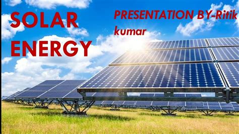 Solar Energy Powerpoint Presentationppt Slides Go It